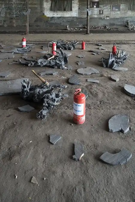 Jerry Buhari, Aftermath, installation view, Eva Maria Ocherbauer 2017