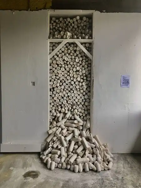 Jess Atieno, 730 Servings of Yesterday’s Terror, installation view, courtesy of the artist 2019