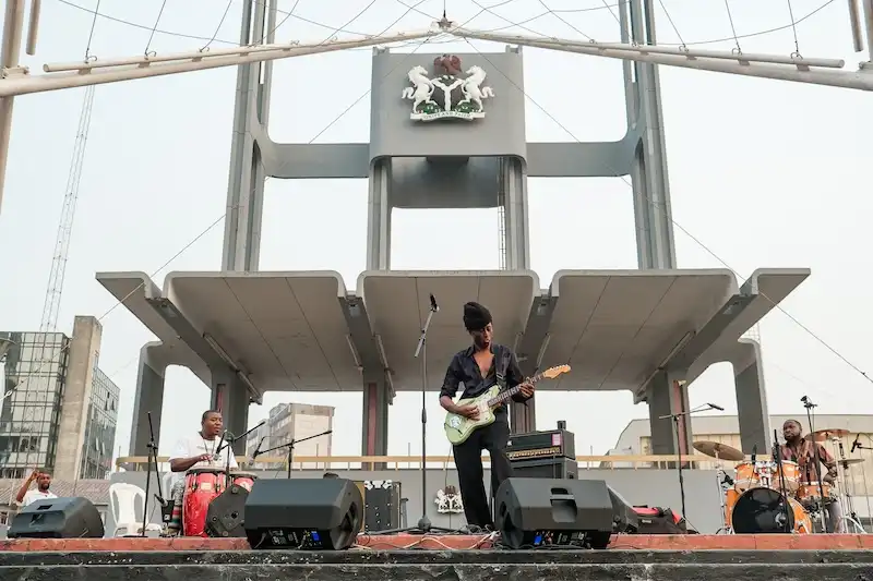 Opening performance by Keziah Jones, Lagos Biennial 2024, photo credit_ Lagos Biennial